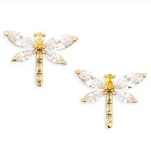 KATE SPADE GREENHOUSE DRAGONFLY STUD EARRINGS BNIB 🆕SHIPS FAST📦⌚🏃🏻💨🚚 - Picture 10 of 13